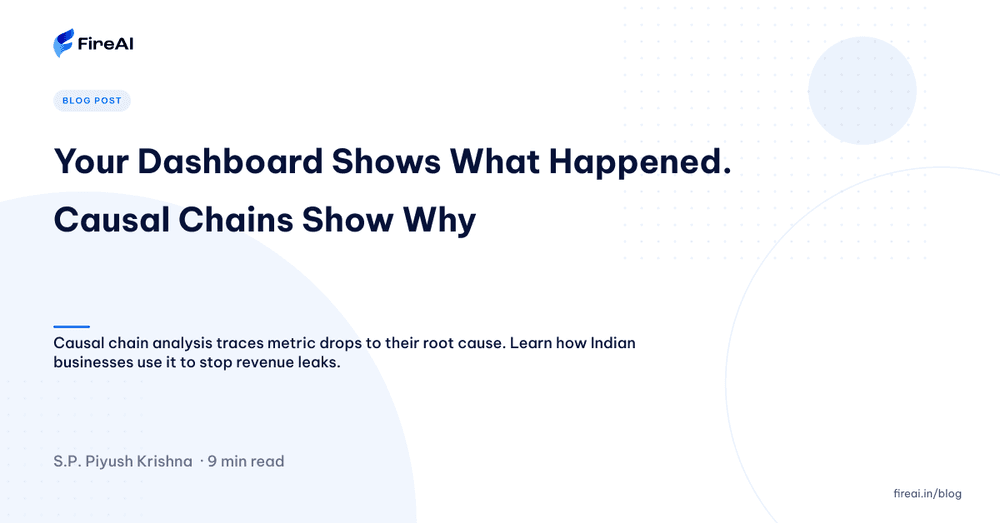 Causal Chain Analysis: Fix What's Breaking Revenue